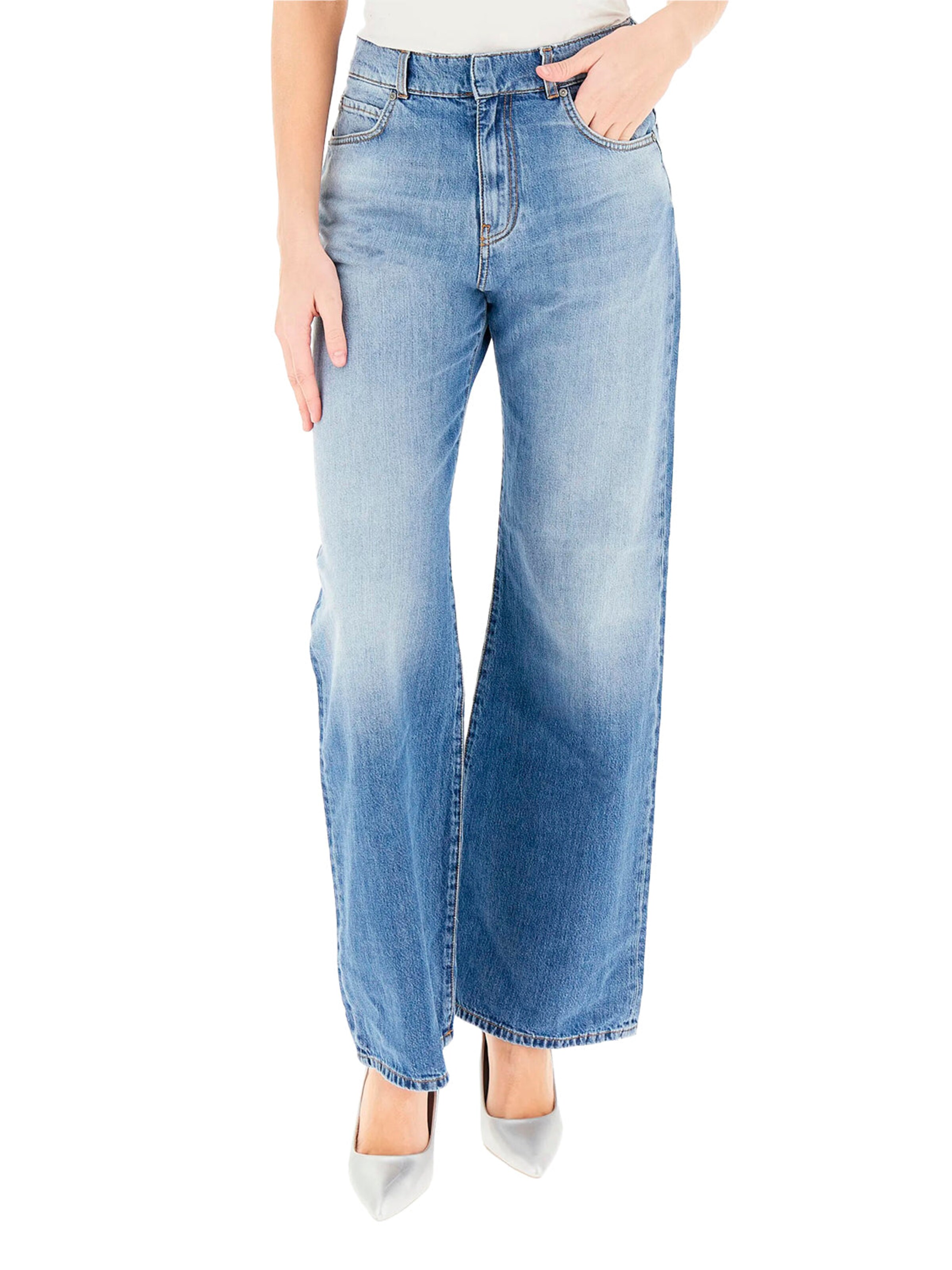 PINKO - regular Vaquero en azul