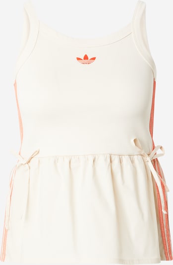 Palaidinė be rankovių iš ADIDAS ORIGINALS, spalva – oranžinė / vilnos balta, Prekių apžvalga