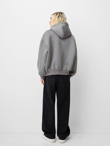 Giacca di felpa di Bershka in grigio