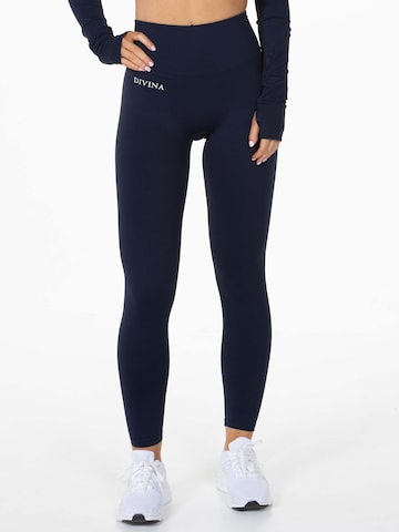 Slimfit Pantaloni sportivi 'Valens' di Divina in blu: frontale