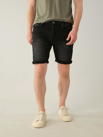 Regular Pantalon 'KURT' Deeluxe en noir : devant