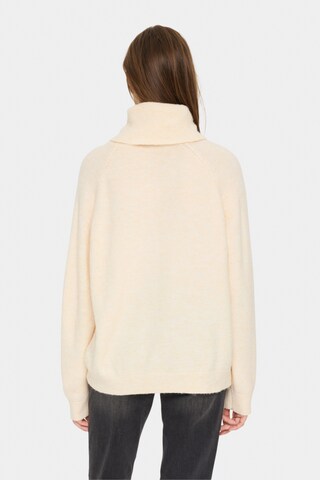 Pullover 'Garbie' di SAINT TROPEZ in bianco