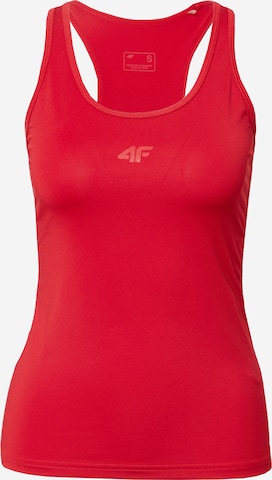 4F Sports Top in Red: front
