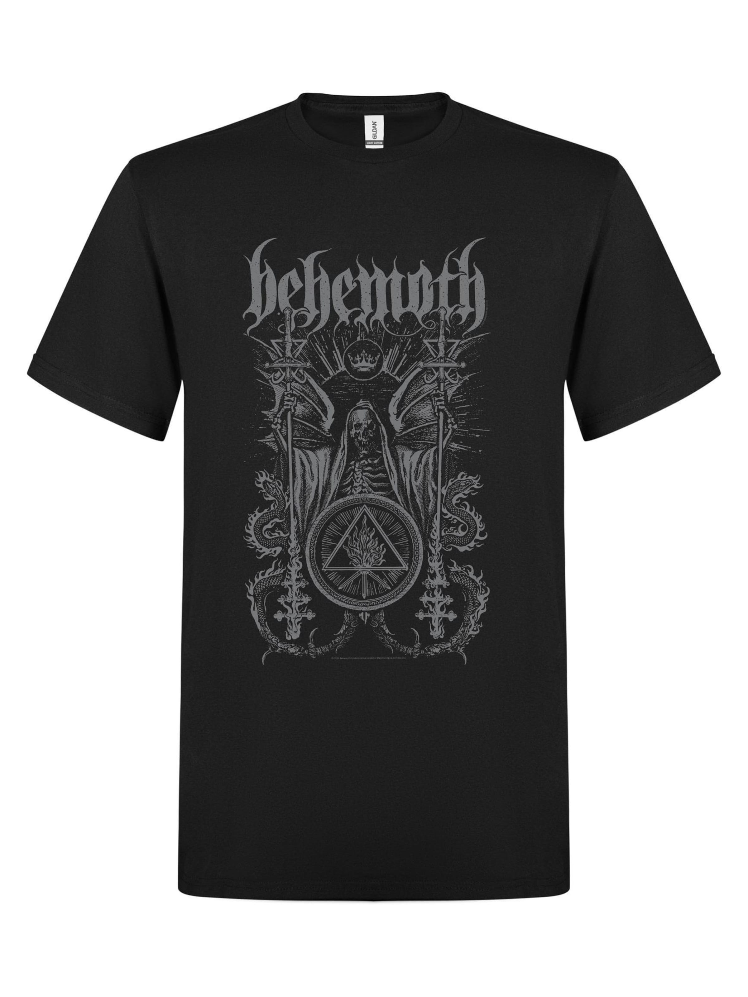 Rockshirts Shirt 'Behemoth Ceremonial T-Shirt' in Zwart: voorkant