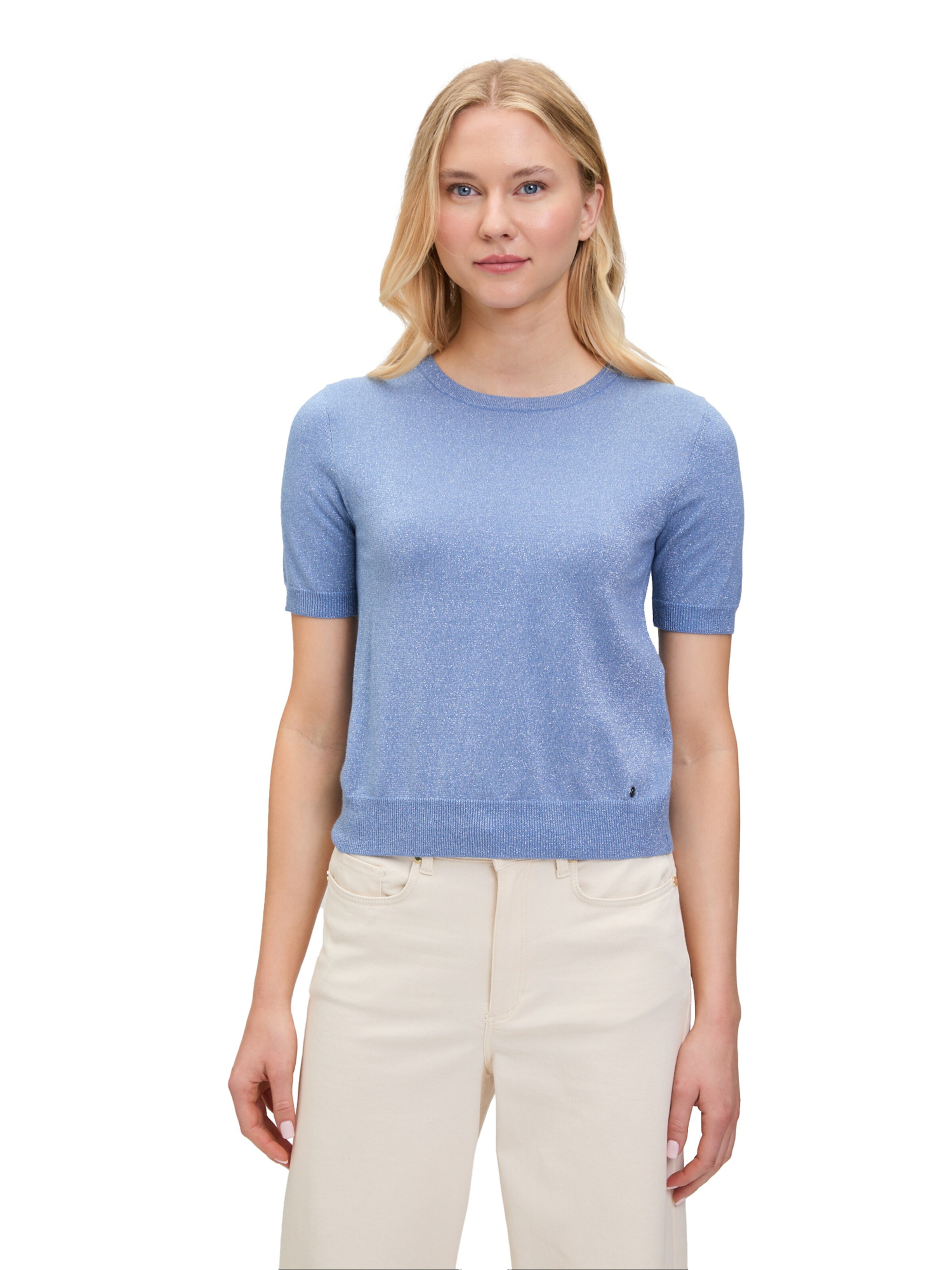 Pull-over Betty & Co en bleu : devant