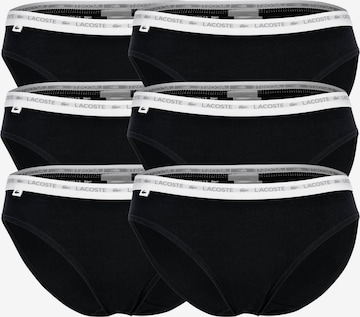 LACOSTE Slip i sort: forside