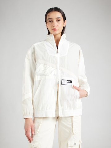 Nike Sportswear Between-season jacket 'STREET' in White: front
