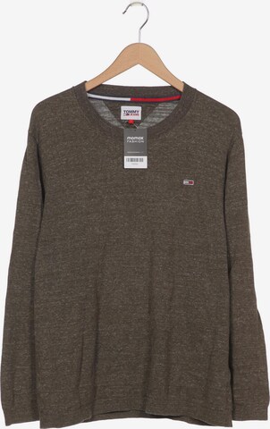 Tommy Jeans Pullover L in Grün: predná strana