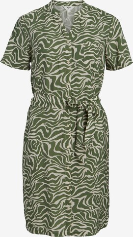 Abito camicia 'Seline' di OBJECT in verde: frontale