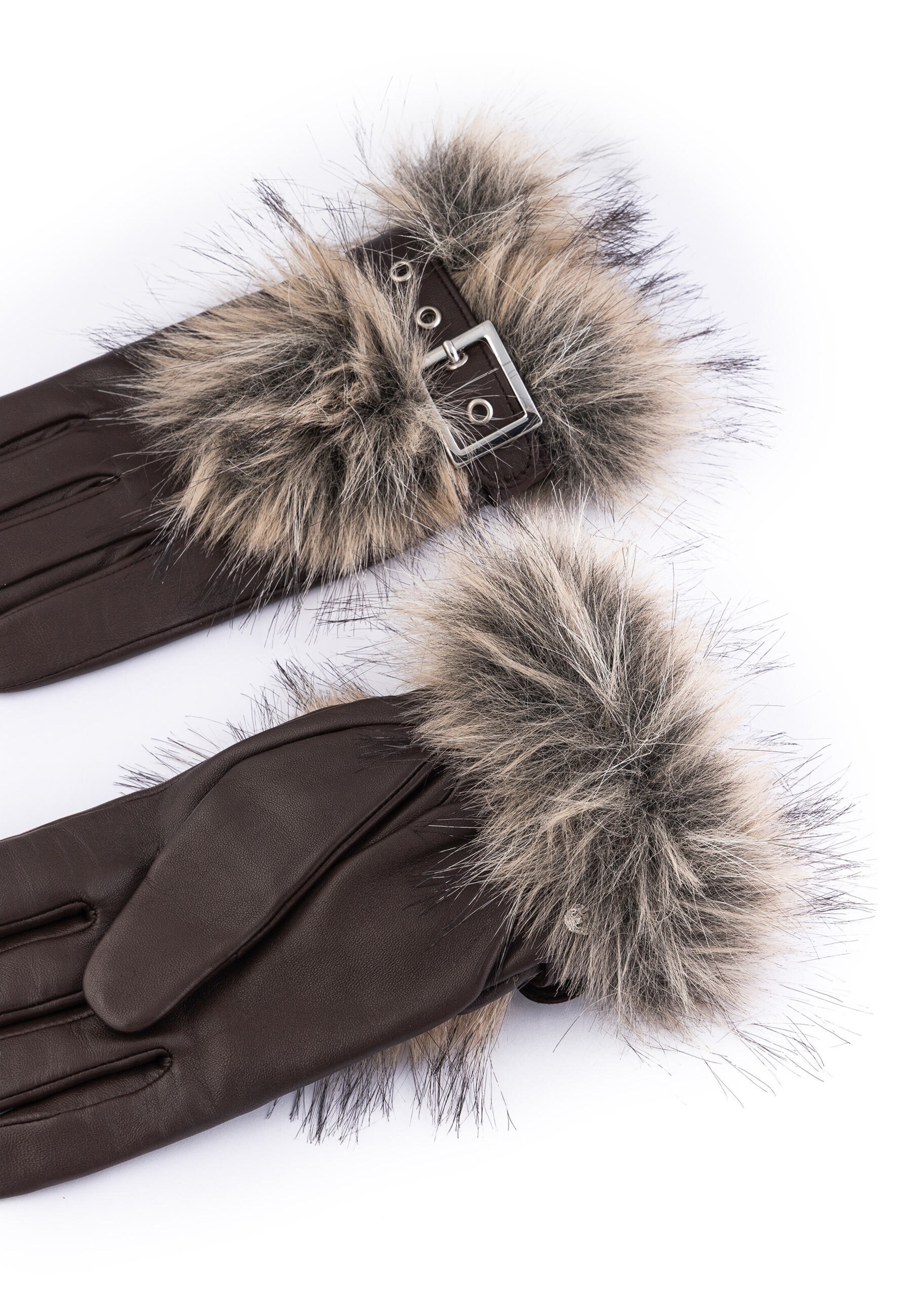 Roeckl Fingerhandschuhe 'Tribeca' in Braun