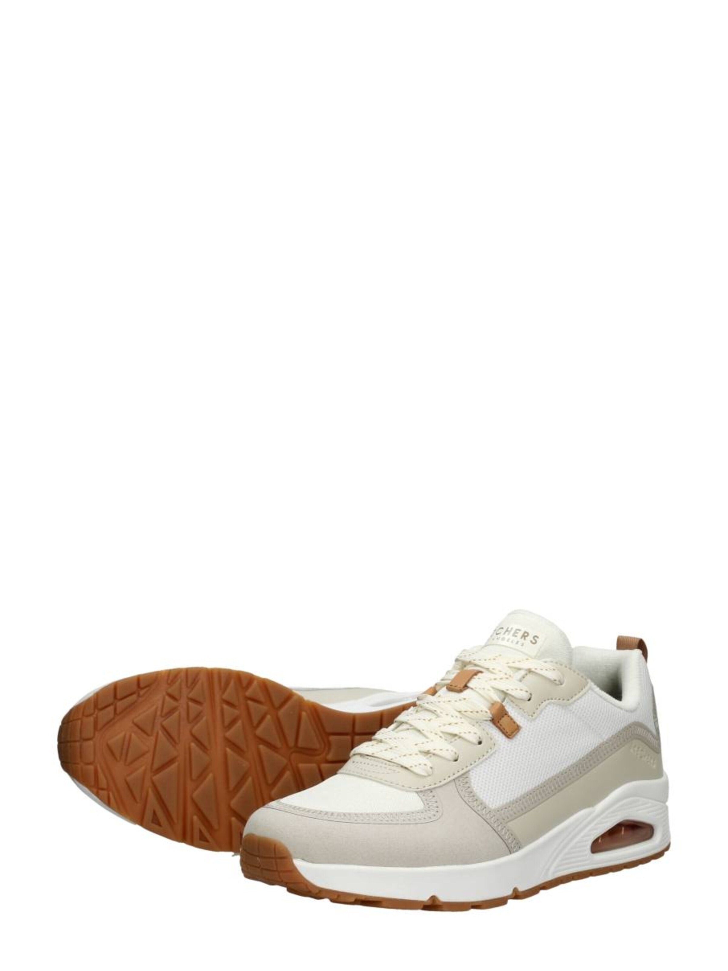SKECHERS Sneakers laag 'Uno - Layover' in Beige