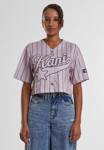 Camicia da donna di Karl Kani in rosa: frontale
