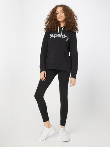 Sweat-shirt Superdry en noir