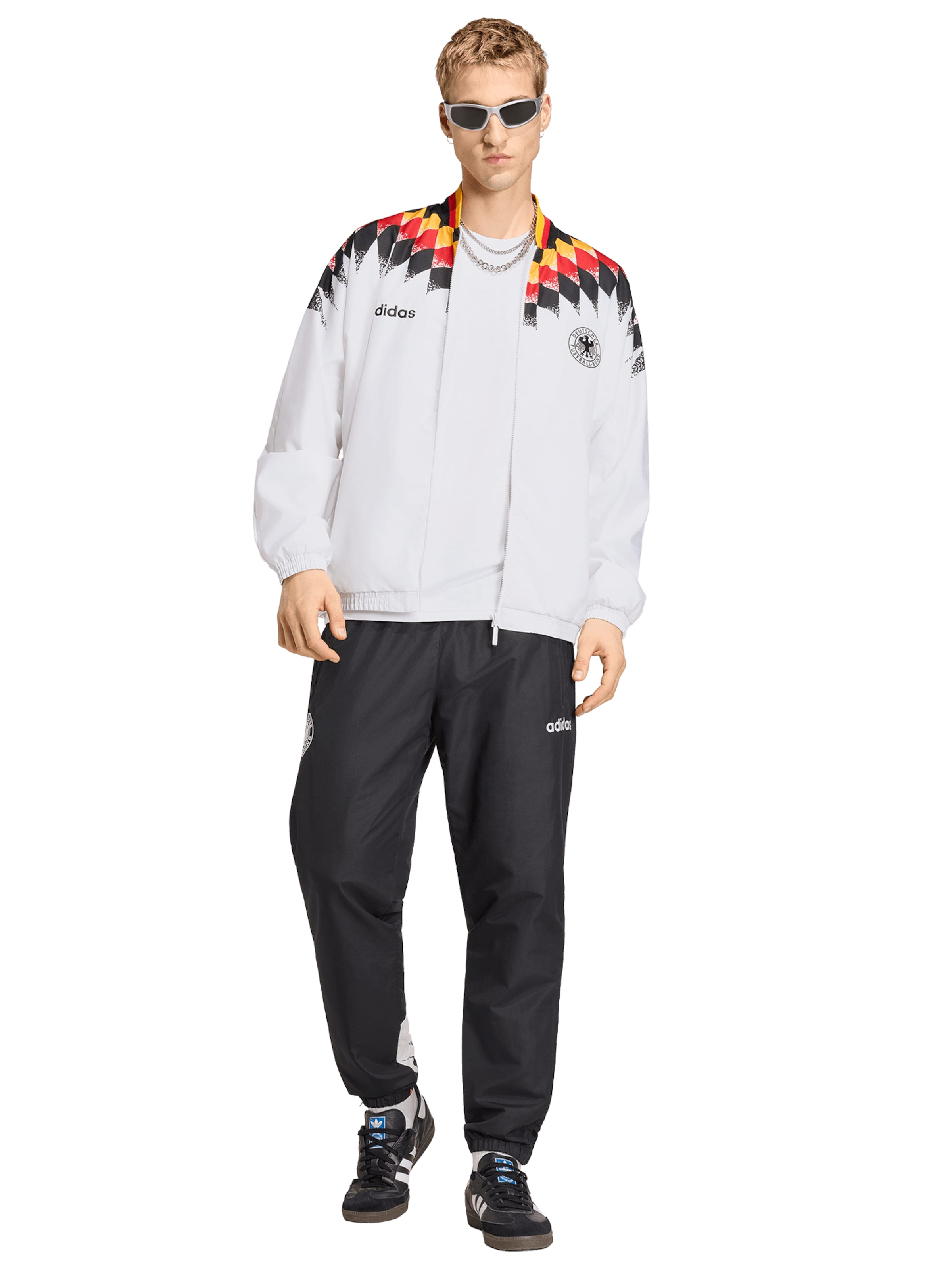 ADIDAS PERFORMANCE Athletic Jacket in White