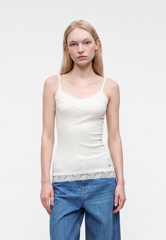 HOLLISTER Top - Biela: predná strana