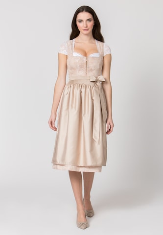 STOCKERPOINT Dirndl 'Simone' in Beige: voorkant
