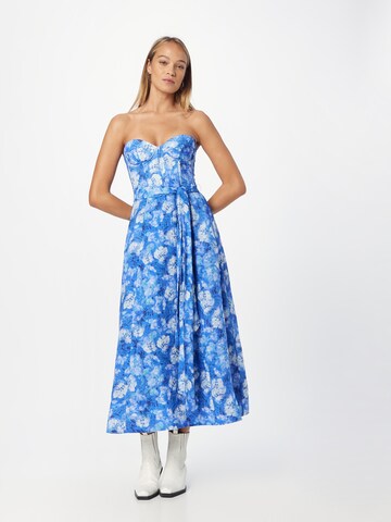 Bardot Letní šaty – modrá: přední strana