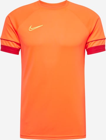 NIKE - Camiseta funcional 'Academy 21' en naranja: frente