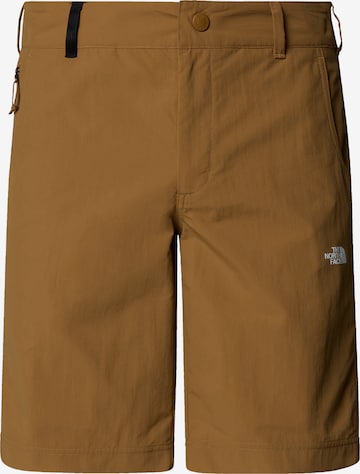 THE NORTH FACE Outdoorové kalhoty 'TANKEN' – hnědá: přední strana