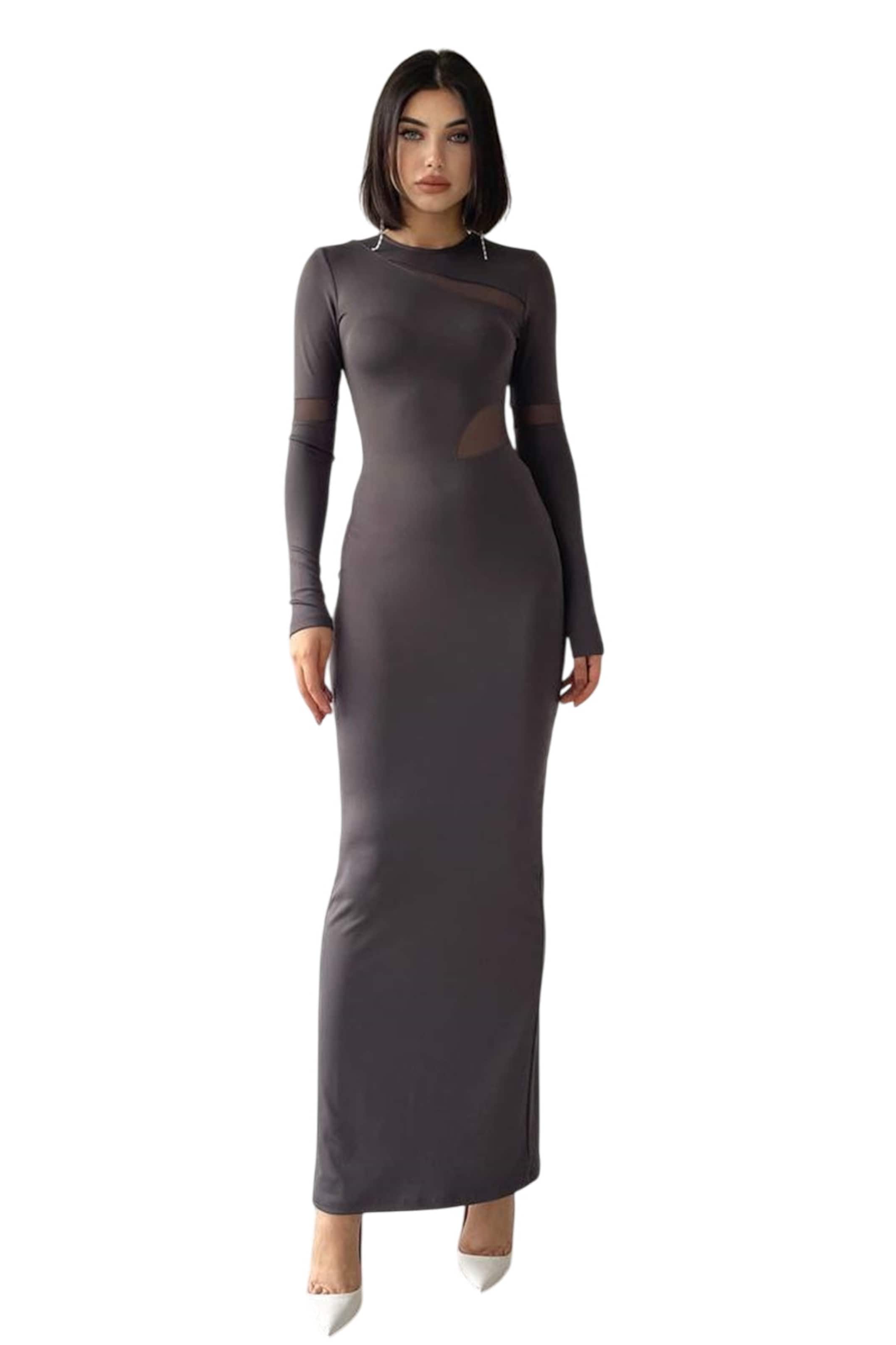 WOMAN VISION Avondjurk in Grijs: voorkant