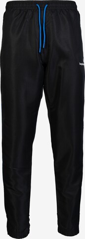 Sergio Tacchini Tapered Workout Pants 'LISTA' in Black: front