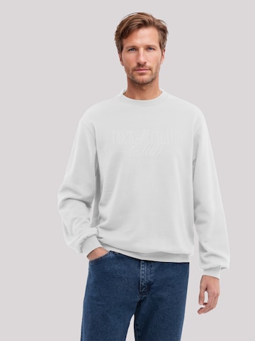 F4NT4STIC Sweatshirt 'Deck Chair Club Knut und Jan' in White: front