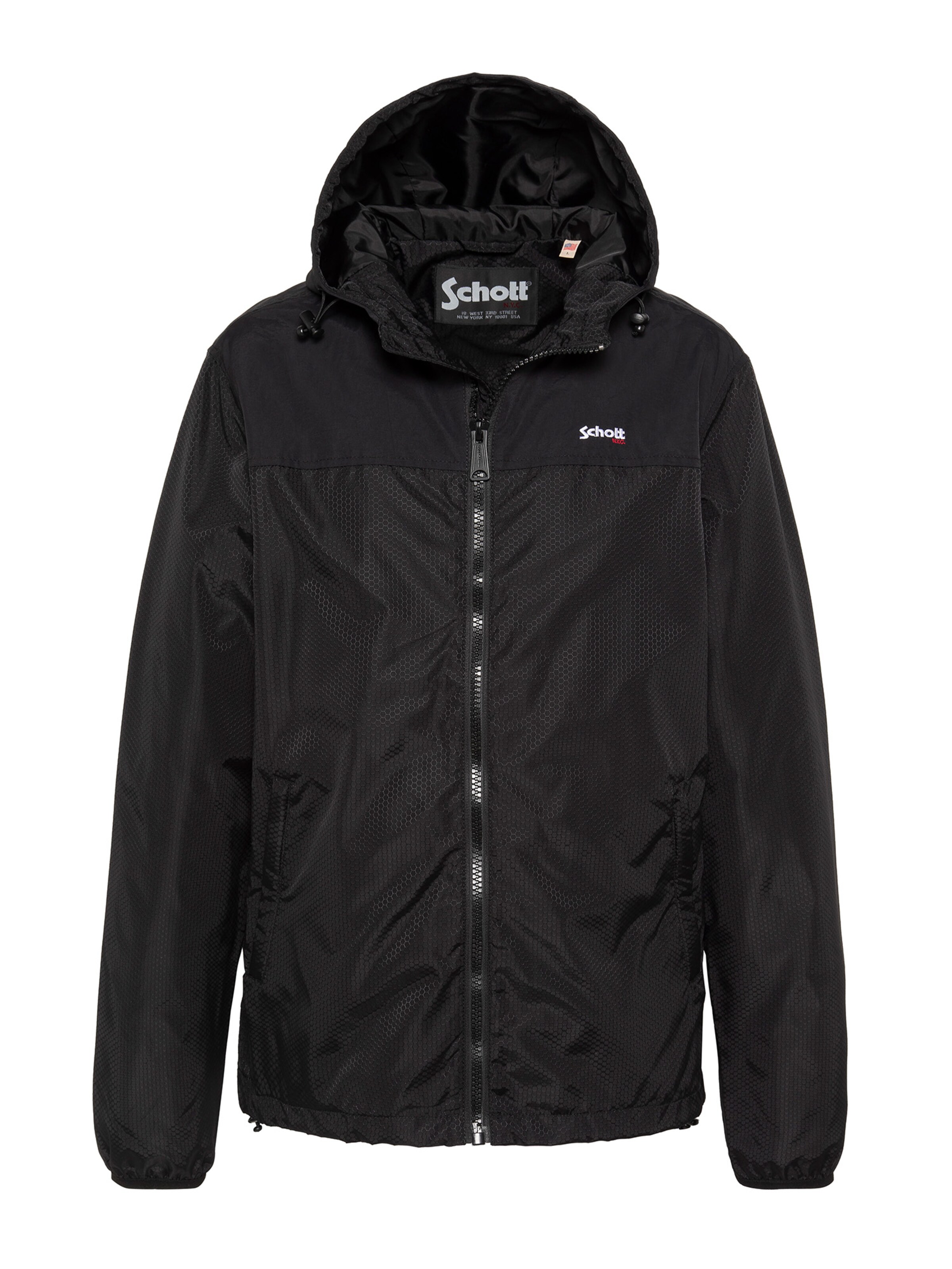 Schott NYC Winter Jacket in Black: front