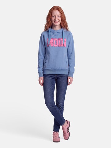 salzhaut Sweatshirt 'Sünn - Moin' in Blauw