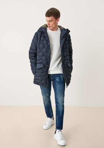 QS Between-Seasons Coat in Blue