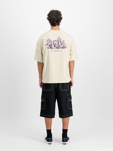 T-Shirt 'Studio Edition BP' ALPHA INDUSTRIES en beige