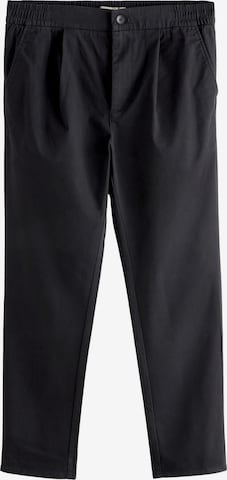 Nextregular Hlače s naborima - crna boja: prednji dio