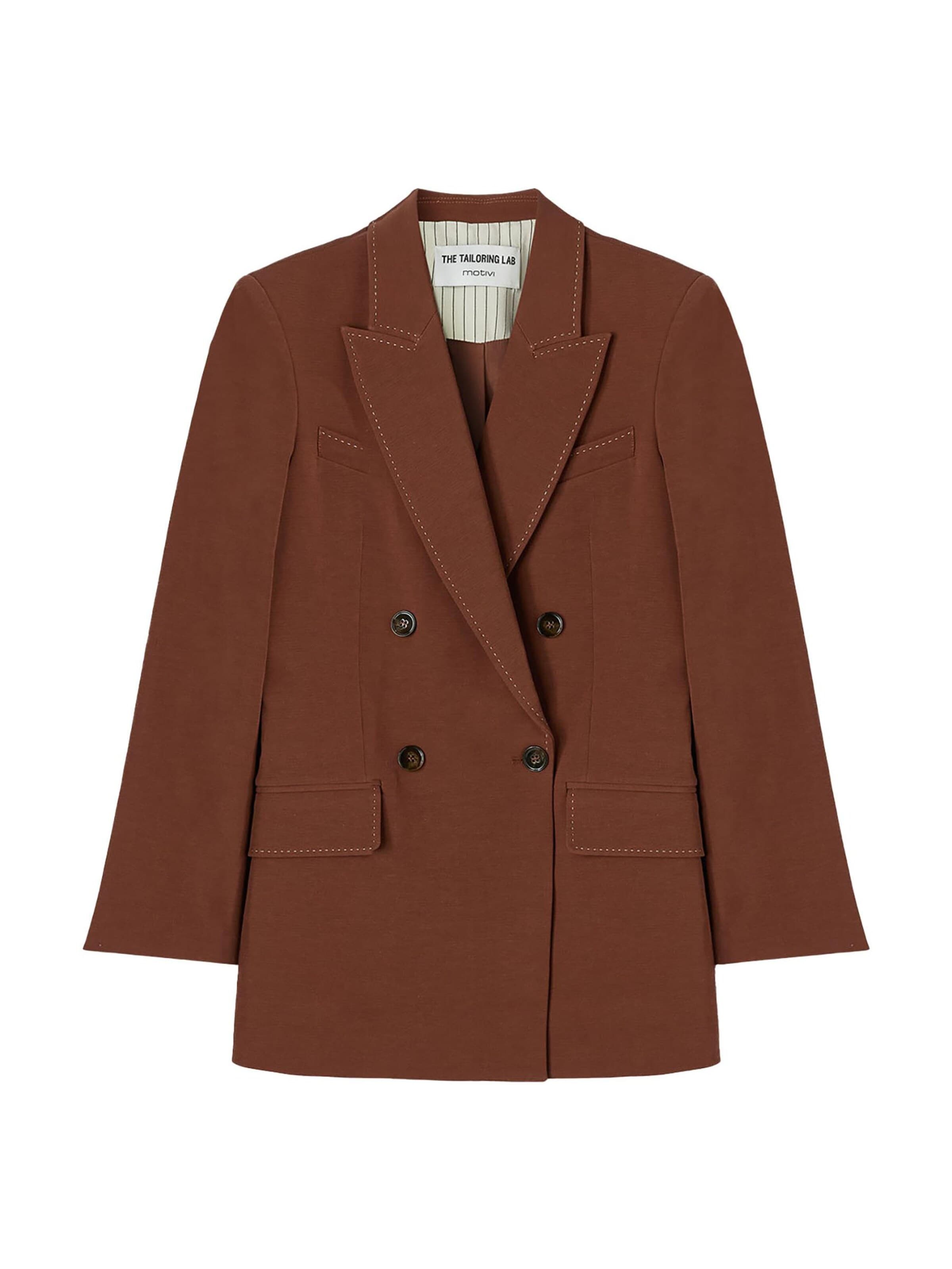 Blazer MOTIVI en marron : devant