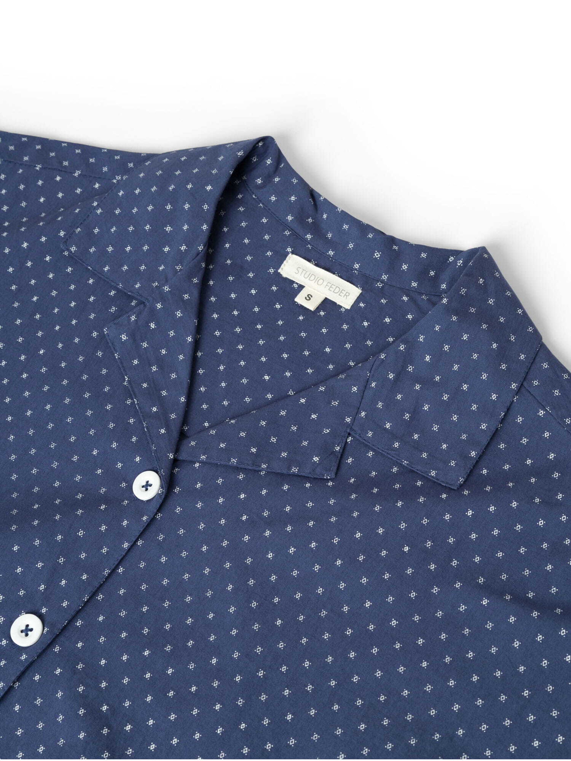 STUDIO FEDER Bluse in Blau