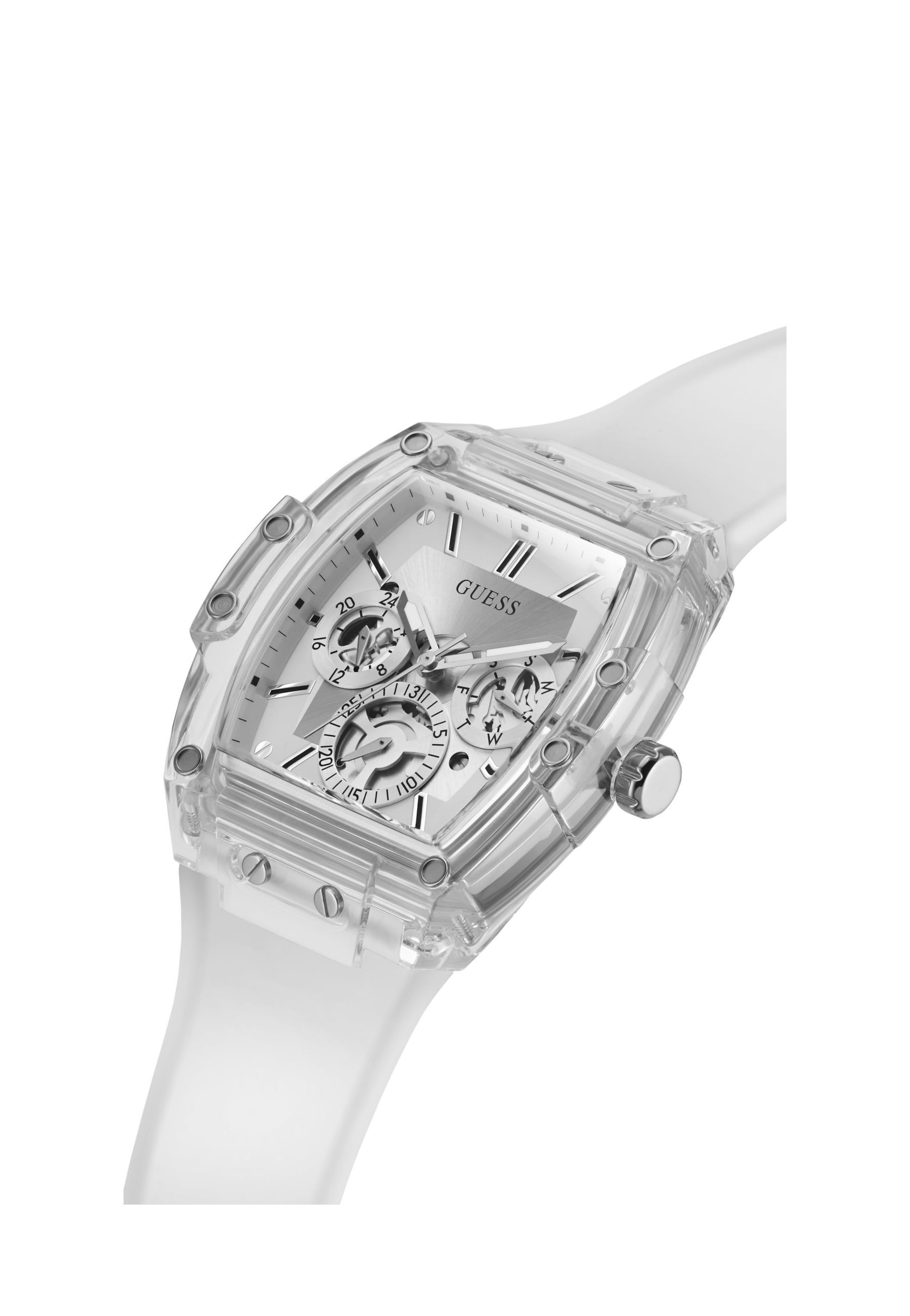 GUESS Analog Watch 'Phoenix' in White
