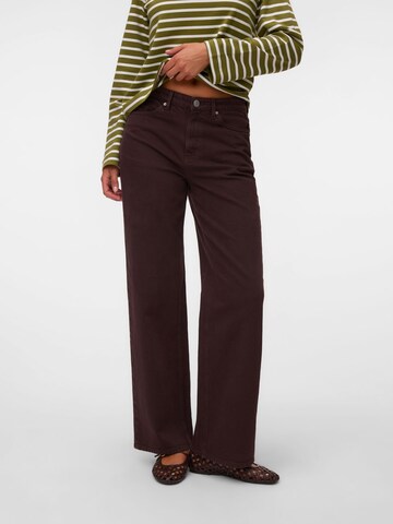 Wide leg Jeans 'VMTessa' di VERO MODA in marrone