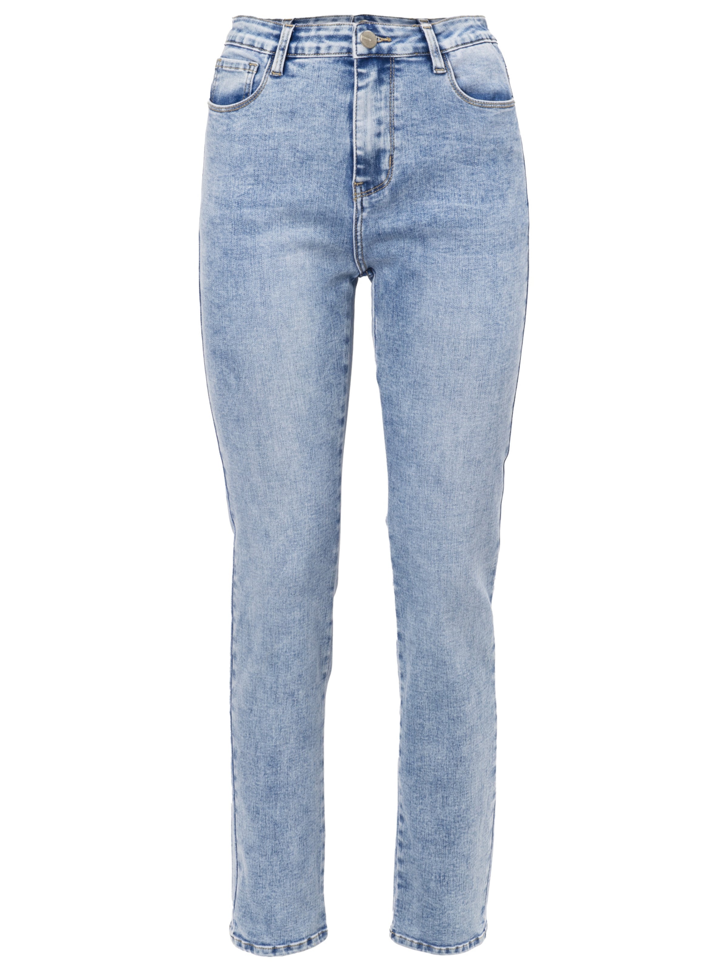 zils Influencer Šaurs Džinsi: no priekšpuses