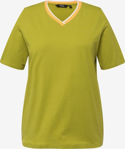 Ulla Popken Shirt in gelb / grün / weiß, Produktansicht