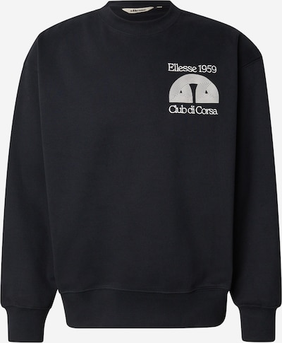 ELLESSE Sweater majica u crna / bijela, Pregled proizvoda