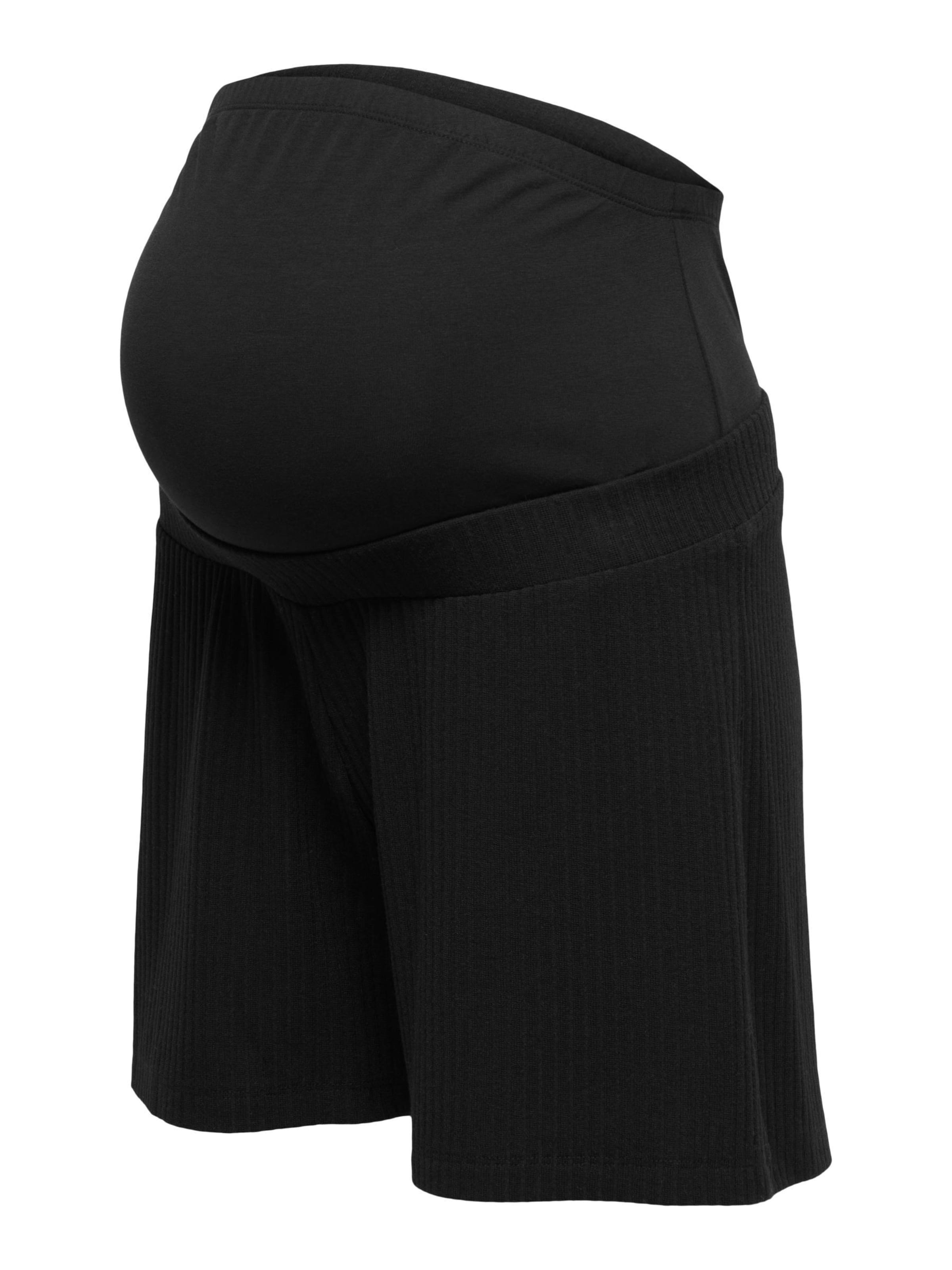 Only Maternity Regular Trousers 'OLMEmma' in Black: front