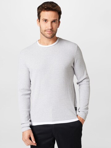 TOM TAILOR DENIM Pullover in Grau: predná strana