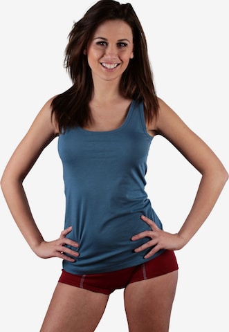 Albero Natur Top 'Damen Tanktop aus Bio-Baumwolle' in Blue: front