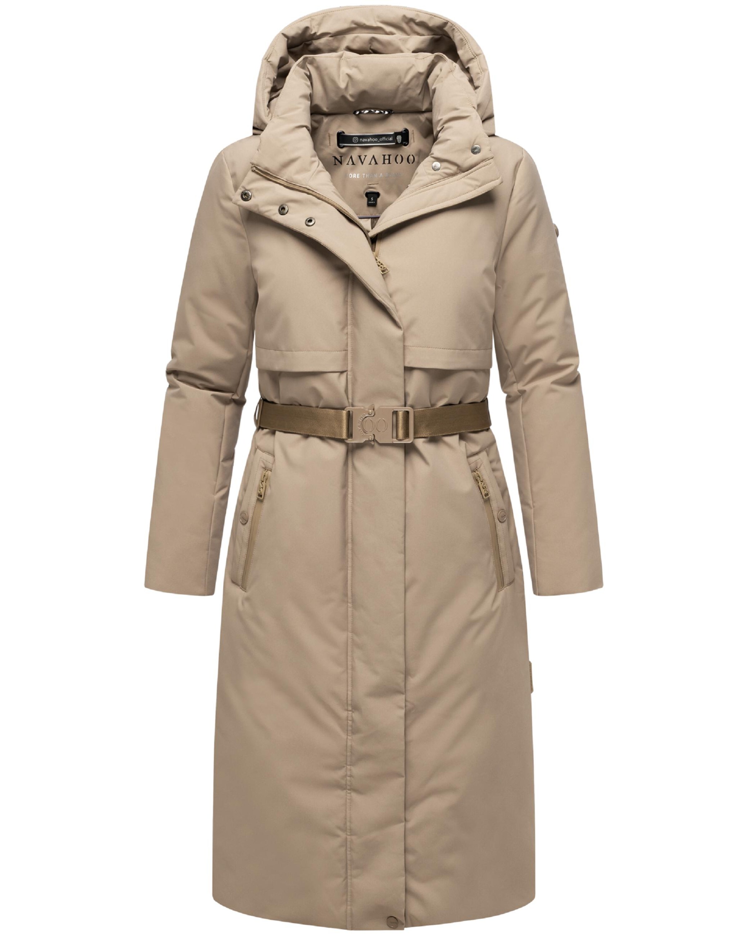 NAVAHOO Raincoat 'Waldbummler 14' in Grey