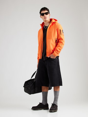 NAPAPIJRI Prehodna jakna 'A-MELVILLE' | oranžna barva