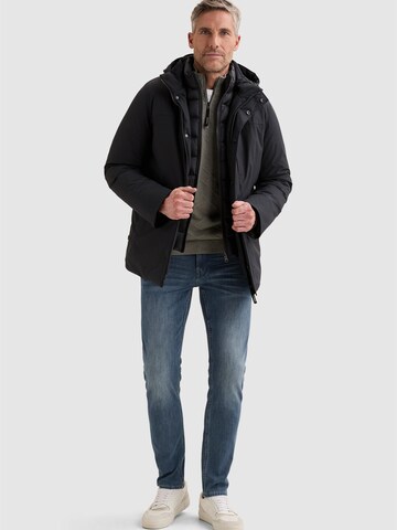VANGUARD Välikausitakki 'V-Double coat' värissä sininen