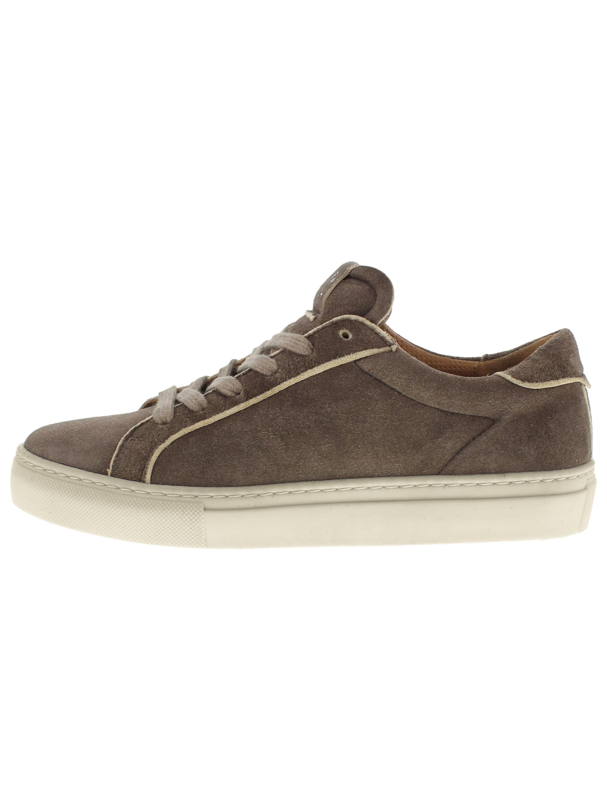 XAVER LUIS Schuhmanufaktur Sneakers 'MILA' in Brown: front