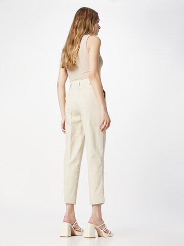 Sisley Slimfit Spodnie w kant w kolorze beżowy