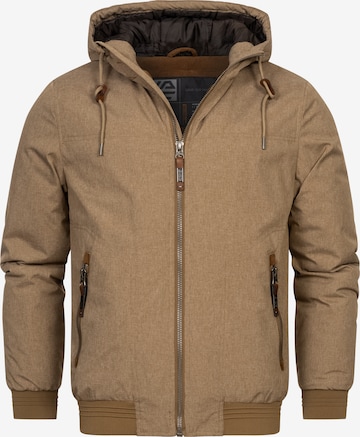INDICODE JEANS Between-season jacket in Beige: front