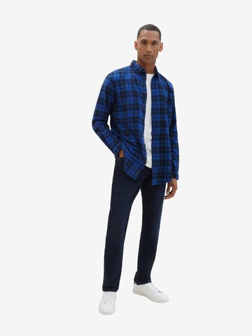 Coupe regular Chemise TOM TAILOR en bleu