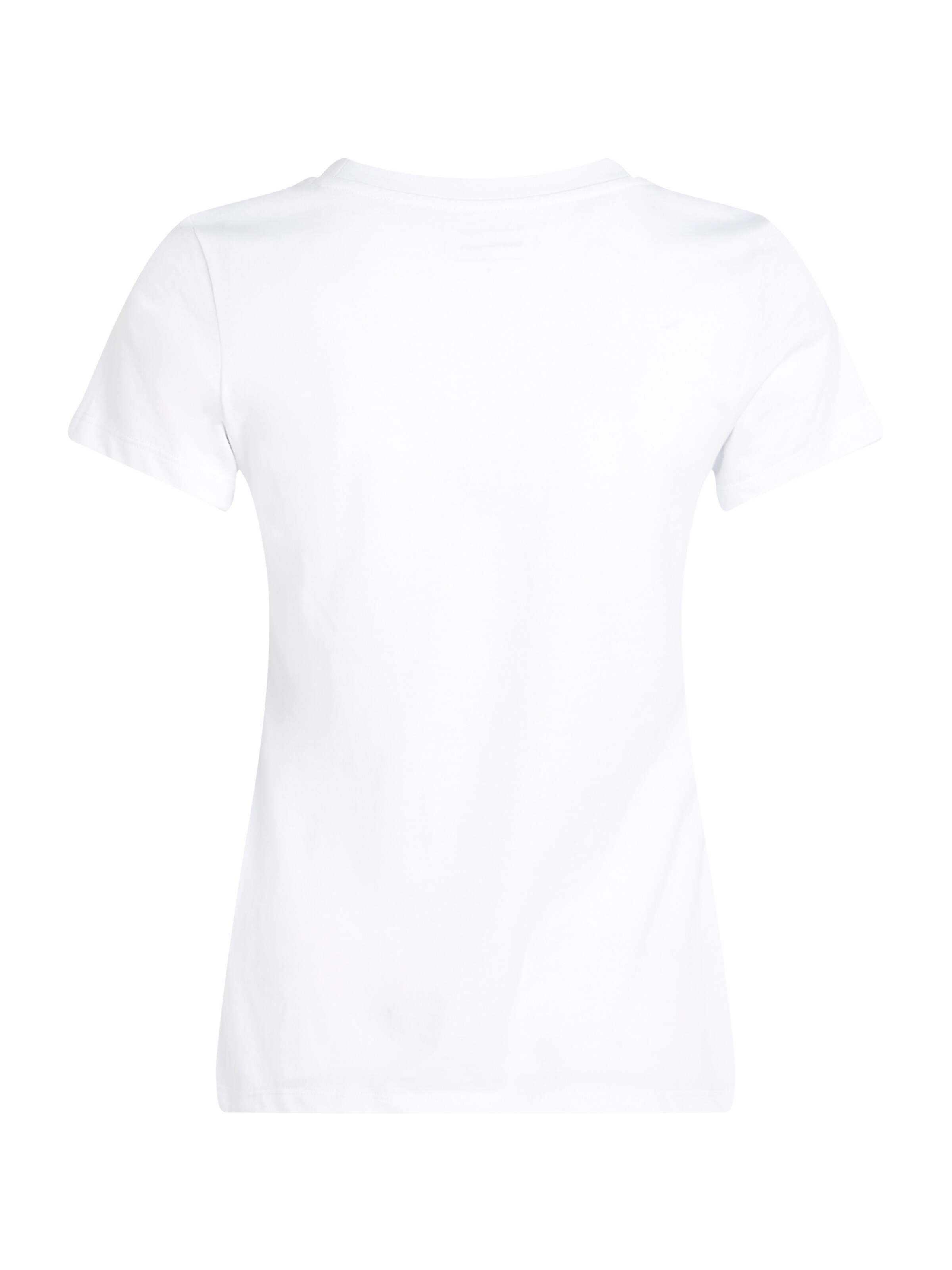 Calvin Klein Jeans Μπλουζάκι 'ELASTIC T' σε λευκό