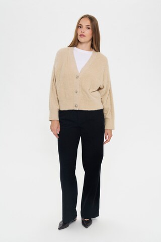 SAINT TROPEZ Cardigan i beige